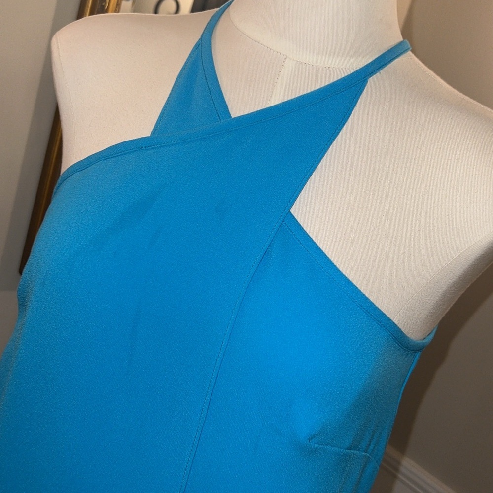 Trina Turk Blue Four Corners Dress. Size 2. Like new - Picture 5 of 11